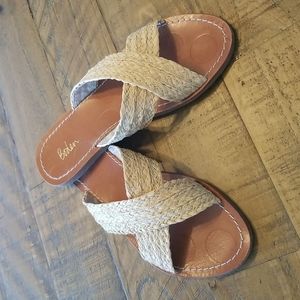 Boden women's flat slide  sandals size 7.